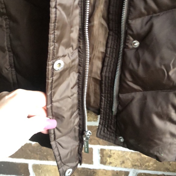 MICHAEL Michael Kors Down Feathers Jacket Detachable Collar & Hood - Picture 12 of 13